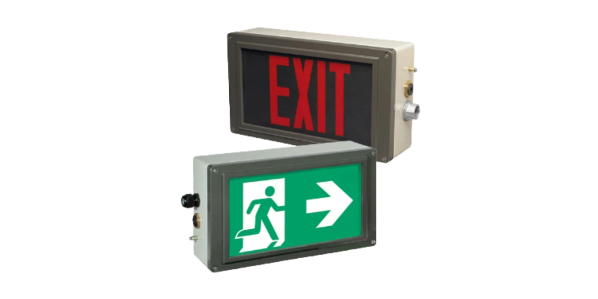 Eaton Ex-Lite Division 2 and Zone 1 Hazardous Area LED Exit Signs