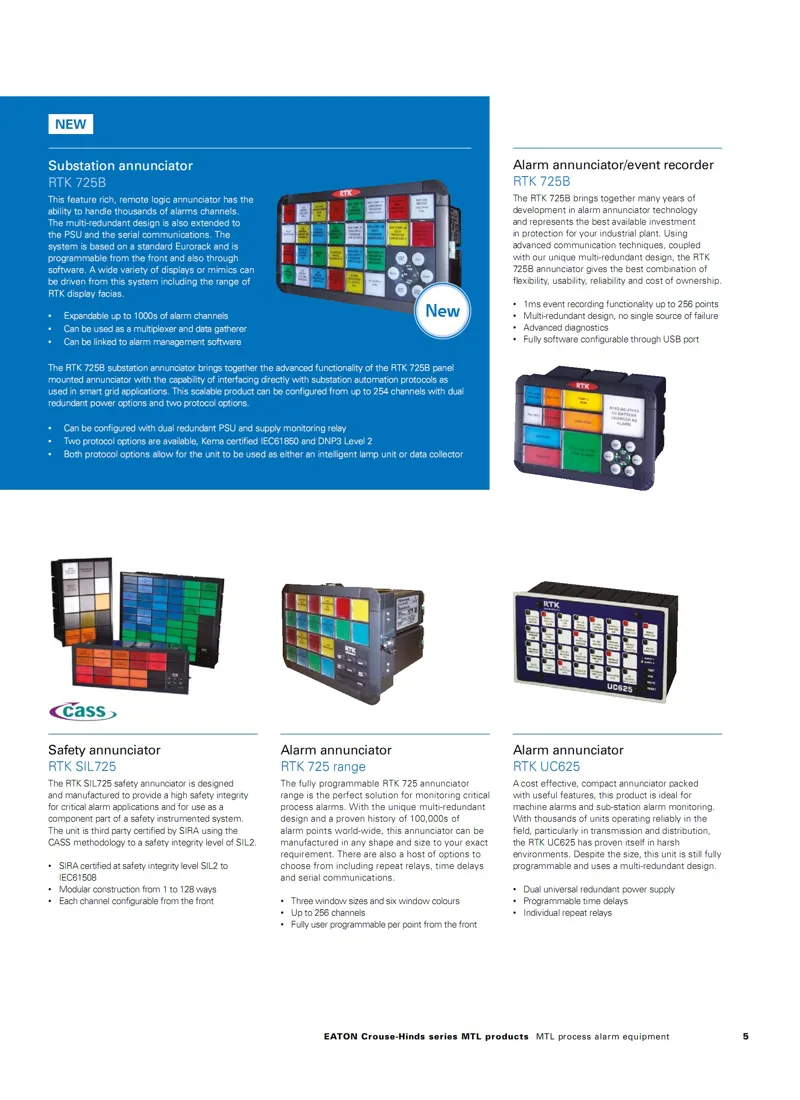 Eaton MTL RTK Process Alarm Equipment