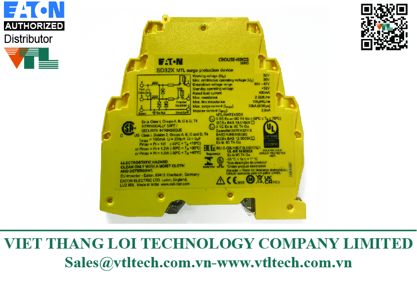 Bộ chống sét tín hiệu Eaton MTL SD Series